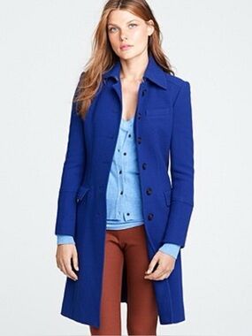 J. Crew Double-Cloth Metro Lady Day Coat